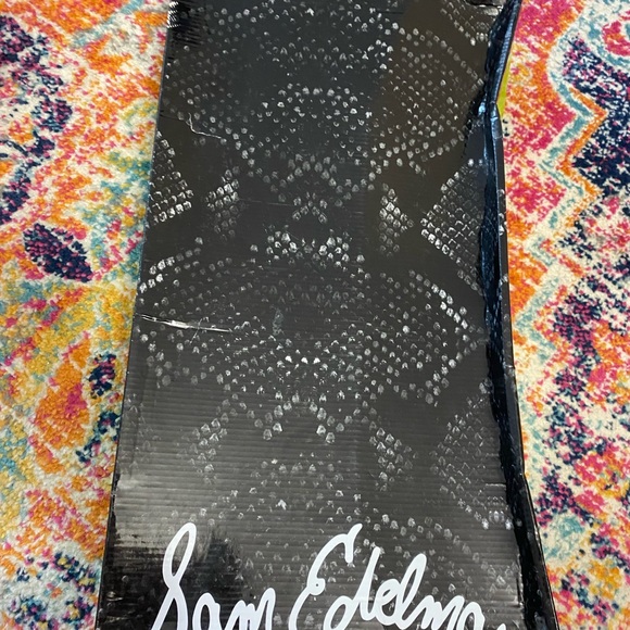 COPY - Sam Edelman indigo white leather boots! NWT - Picture 5 of 12